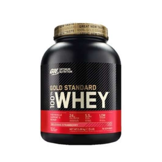 100% Whey Gold Standard, 2273 g, Delicious Strawberry
