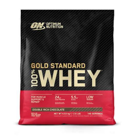 100% Whey Gold Standard, 4,54kg - Double Rich Chocolate