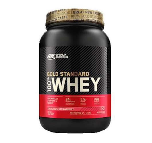 100% Whey Gold Standard, 900g - Delicious Strawberry