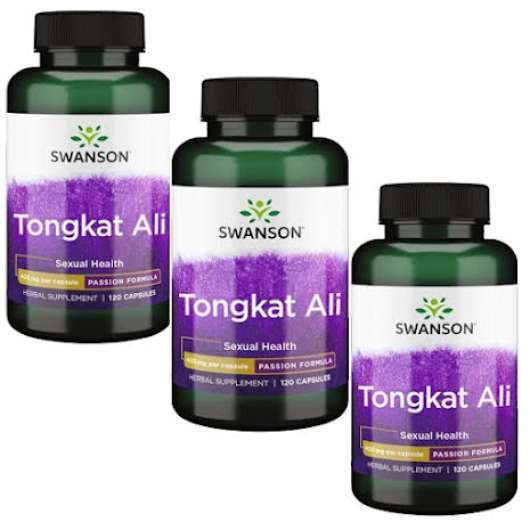 3 x Swanson Tongkat Ali, 120 caps