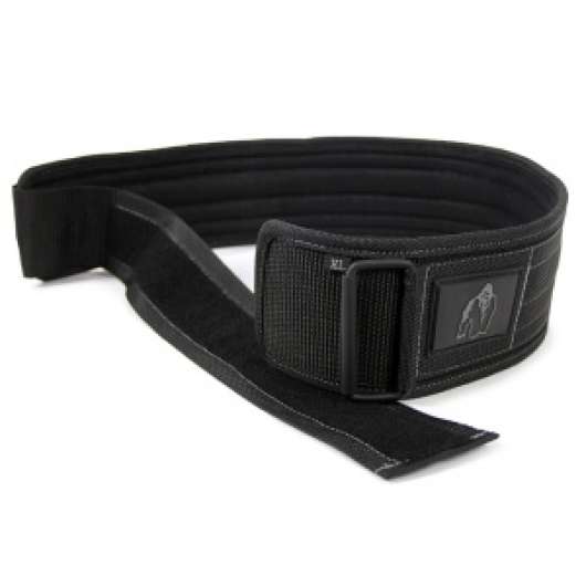 4 Inch Nylon Belt, black/grey, small/medium