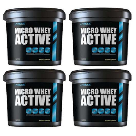 4 x Self Omninutrition Micro Whey Active 1kg