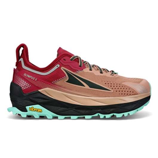 Altra Olympus 5 Running Shoes Women Brown/Red