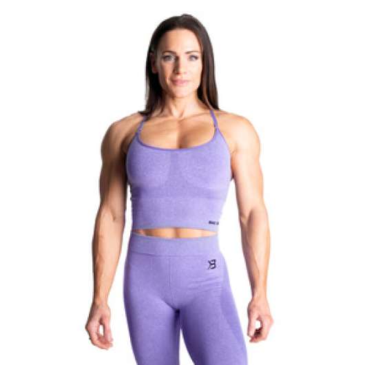 Astoria Seamless Bra, athletic purple melange, large