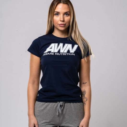 Aware T-shirt - DAM - Vit / Svart, S