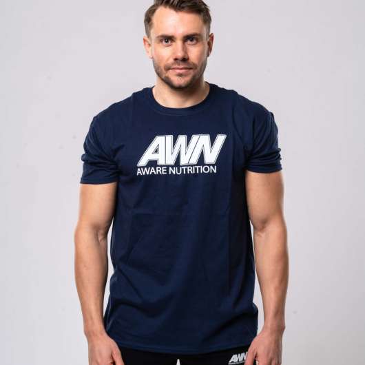 Aware T-Shirt Herr - Vit / Svart - XL