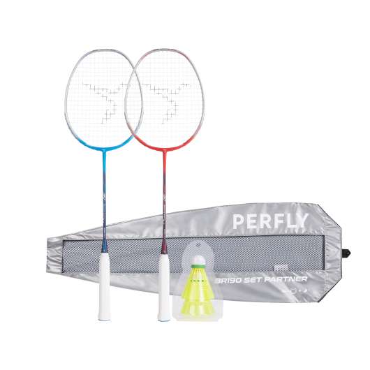 Badmintonracket Set Br 190 Partner Vuxen Lila/rosa