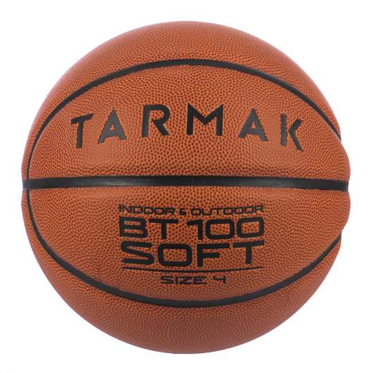 basketboll för nybörjare bt100 stl. 4 junior upp till 6 år orange.