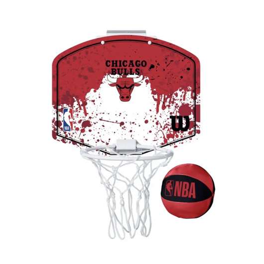 Basketkorg Mini Nba - Wilson Mini Hoop Bulls - Röd