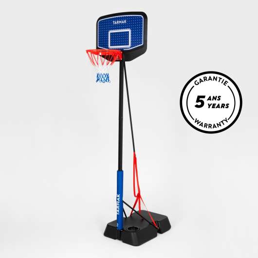 Basketkorg På Fot, Justerbar 160 Till 220 Cm - K900 Junior Blå/svart