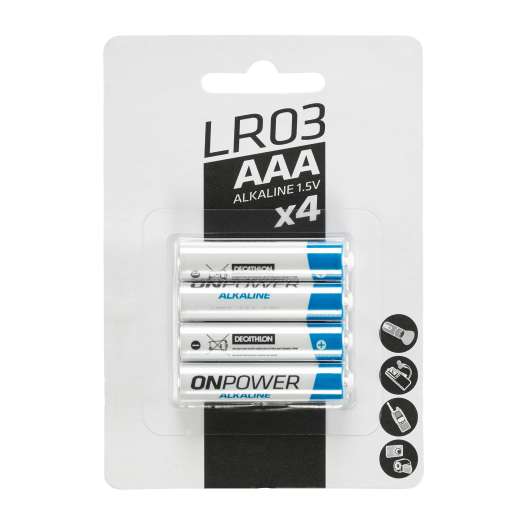 Batterier Lr03-aaa Alkaliska 4-pack