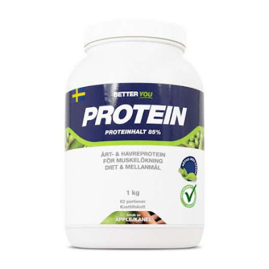 Better You Ärt och Havre Protein 1kg - Äpple/Kanel