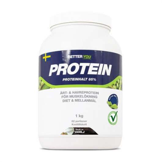 Better You Ärt och Havre Protein 1kg - Vanilj