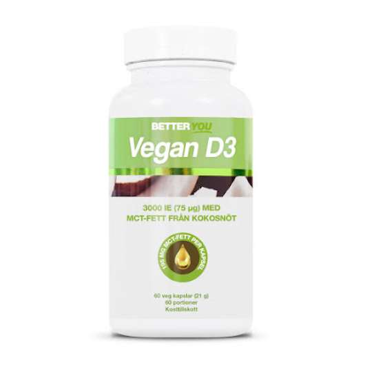 Better You Vitamin D3 Vegan 60 kapslar