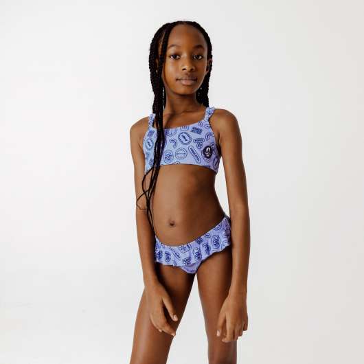 Bikiniöverdel Simning Paris 2024 Junior Lila