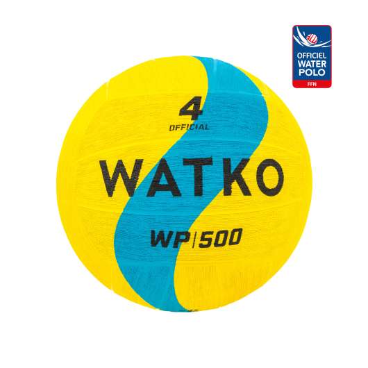 boll vattenpolo wp500 storlek 4 officiell gul/blå