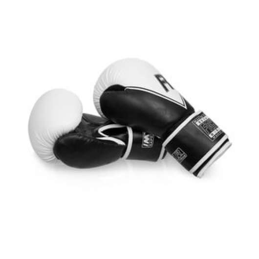 Boxhandske Inception Junior, svart/vit, Fighter