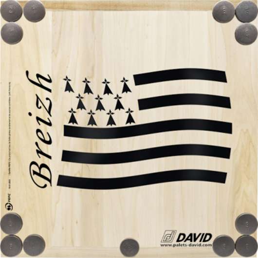 Bretonskt Brädspel Bretonska Flaggan Gwenn Ha Du, David