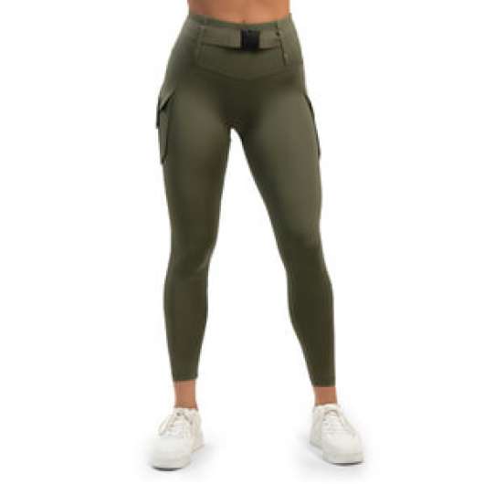 Cargo Tights, military green, large