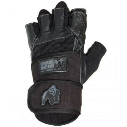Dallas Wrist Wrap Gloves, black, Gorilla Wear