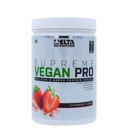 Delta Nutrition Supreme Vegan PRO, 900g - Strawberry
