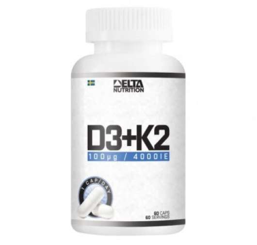 Delta Nutrition Vitamin D3+K2 - 90 caps
