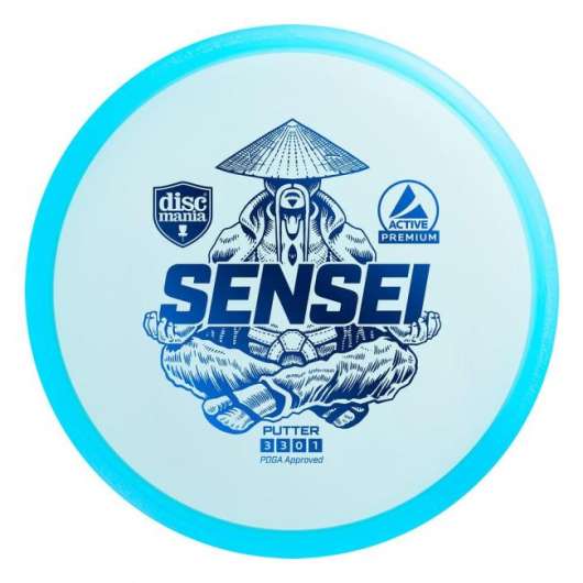 Discmania Active Premium Sensei Frisbee Golf Disc, Blå