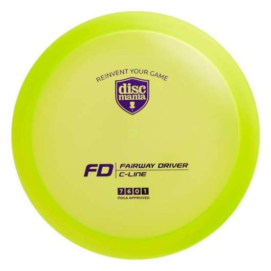 Discmania C-line FD Frisbee Golf Disc, Gul