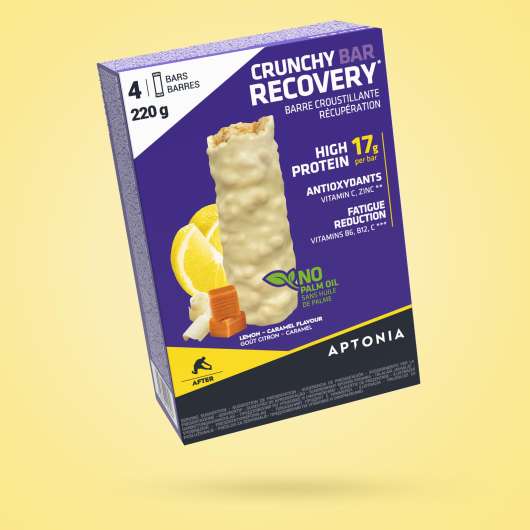energibar för återhämtning crunchy recovery bar 55 g x 4 banan/karamell