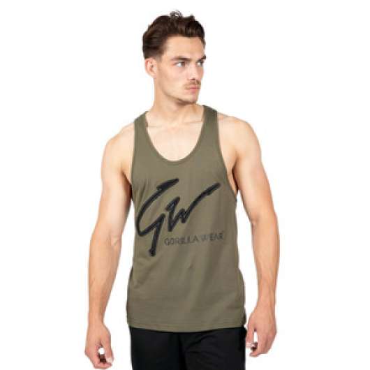 Evansville Tank Top, army green, large