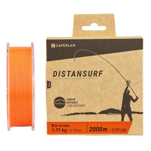 Fiskelina Surfcasting Orange Distansurf 14/100