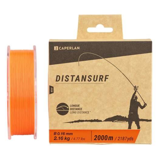 Fiskelina Surfcasting Orange Distansurf 16/100