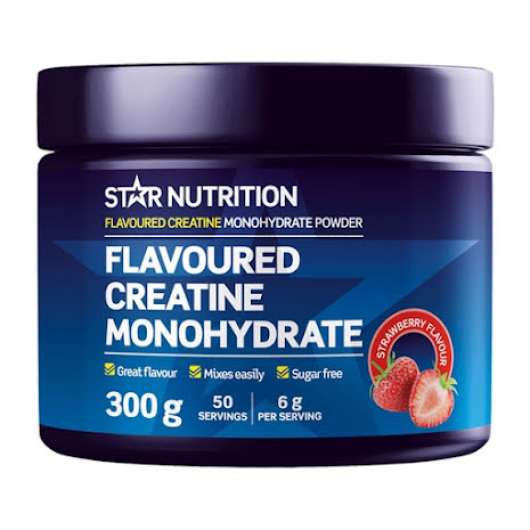 Flavoured Creatine Monohydrate 300g - Strawberry