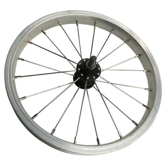 Framhjul Till Hopfällbar Cykel 14" Enkelbottnad Fälg Silver Tilt 500 Xs