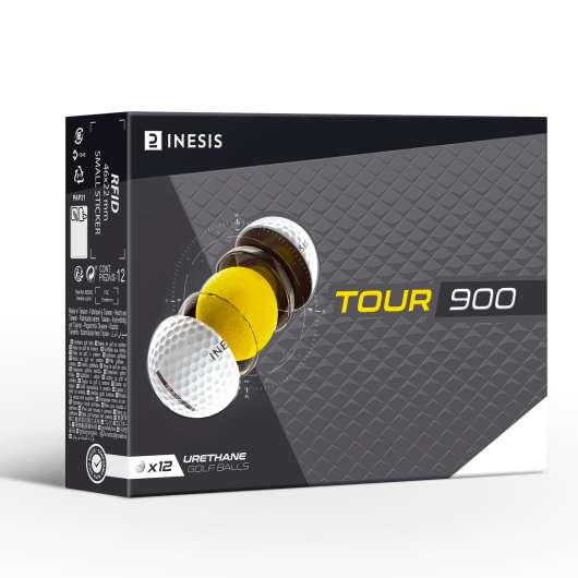 Golfboll - Tour 900 - 12-pack Vit
