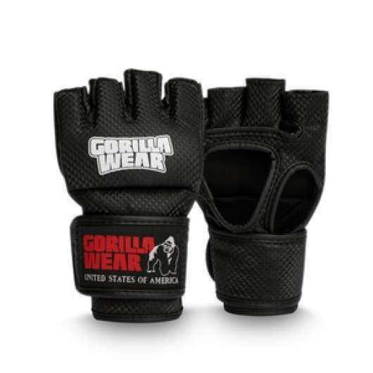 Gorilla Wear Berea MMA Gloves, black/white, S/M
