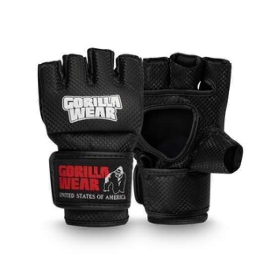 Gorilla Wear Manton MMA Gloves, black/white, L/XL