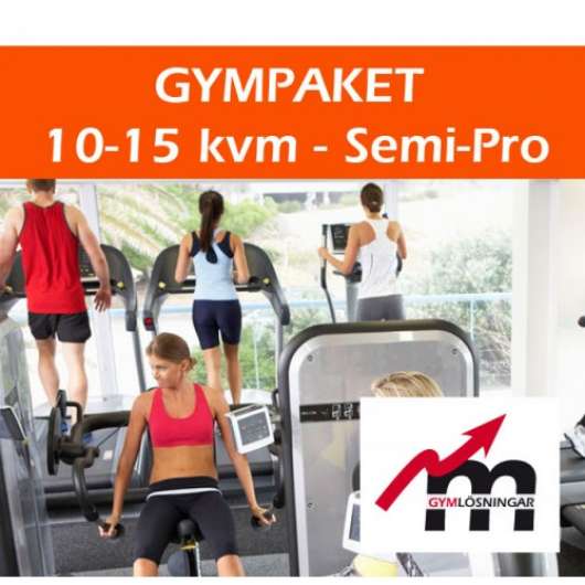 Gympaket Semi-Pro 10-15 kvm
