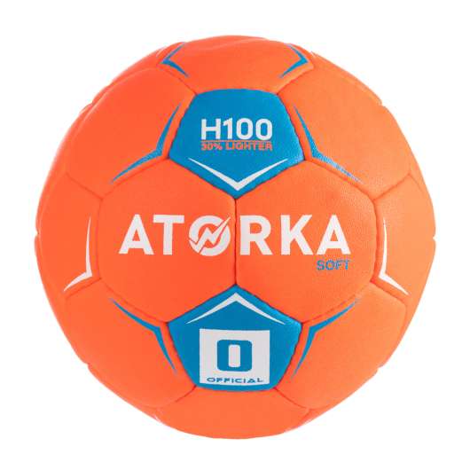 Handboll H100 Soft Stl 0 Junior Orange
