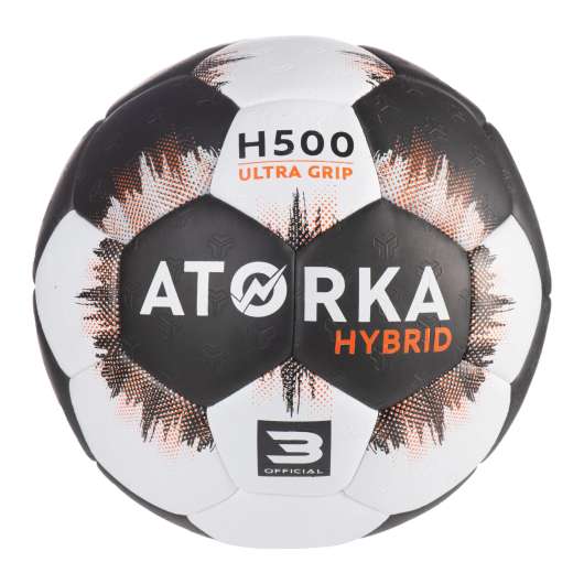 Handboll H500 Stl. 3 Herr Svart/grå