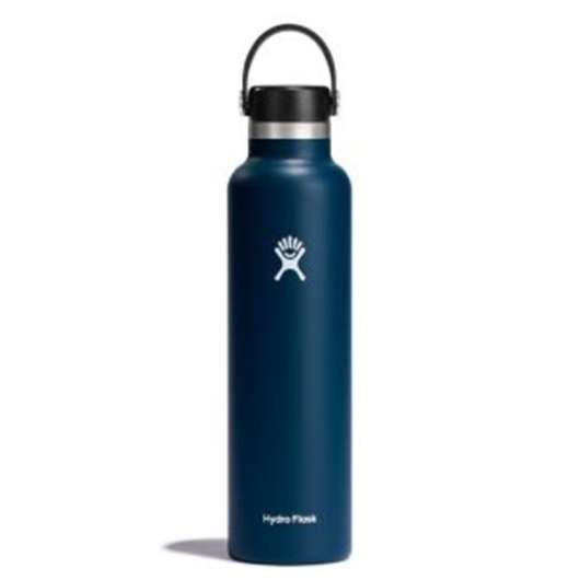 Hydro Flask Standard Mouth Bottle with Standard Flex Cap 709ml Indigo