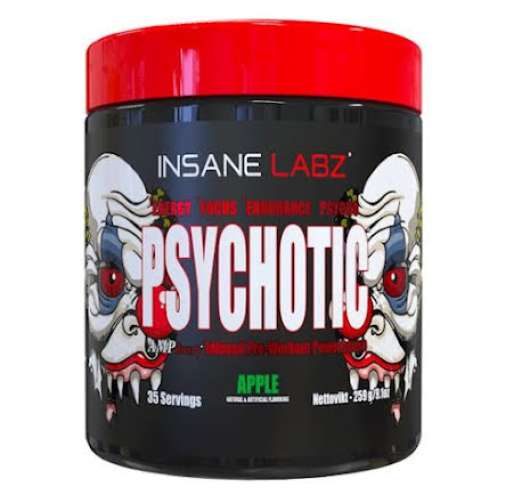Insane Labz Psychotic, 35 servings - Apple