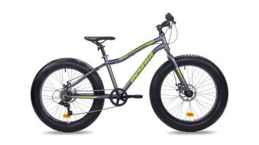 Insera Muffle Fatbike Cykel 24" 7-V Ram 38 cm (Cyklistens längd: 125–155 cm)