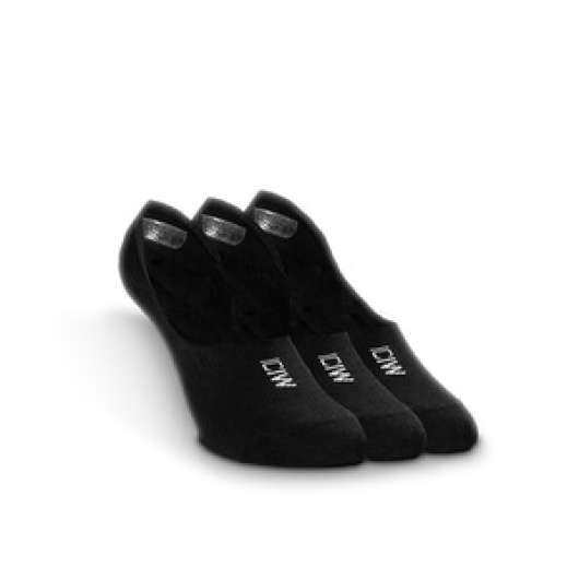 Invisible Socks 3-pack, black, 42-44