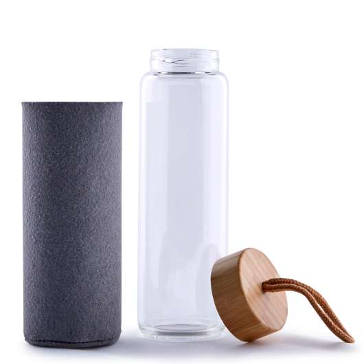 Kimjaly, Vattenflaska Yoga Glas 500 ML , Bottle