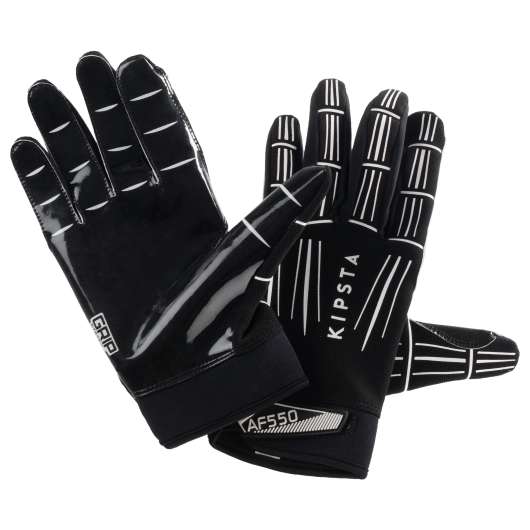 Kipsta, Af550gr Vuxen Svart, [EN] American Football Gloves