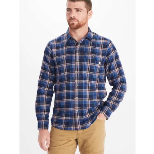 Marmot Bayview Midweight Flannel LS Arctic Navy