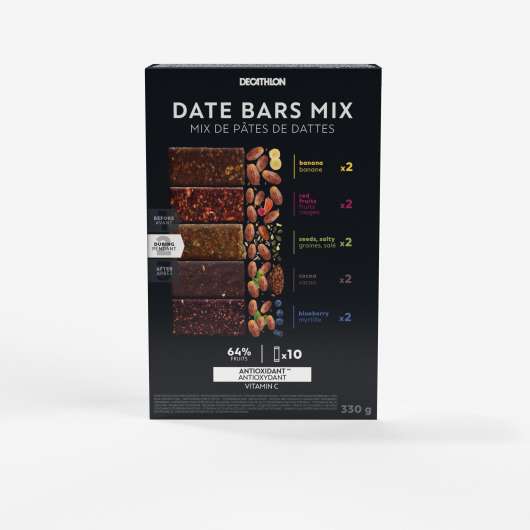 Mix Av Energibars Med Dadlar 10-pack