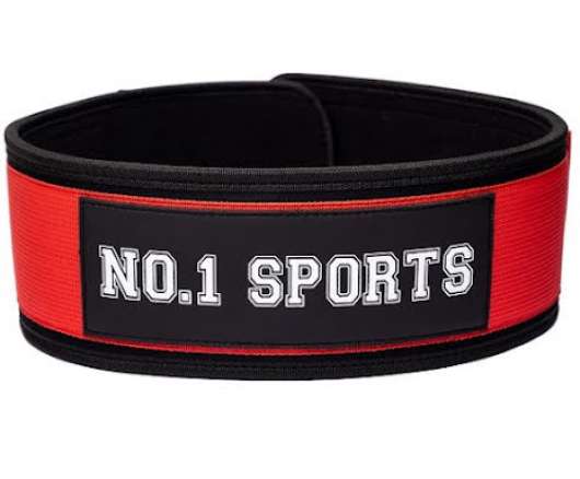 No.1 Sports Wod Belt Red - Medium