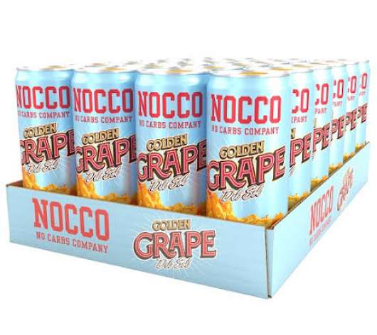 Nocco BCAA 24 x 330ml - Golden Grape Del Sol
